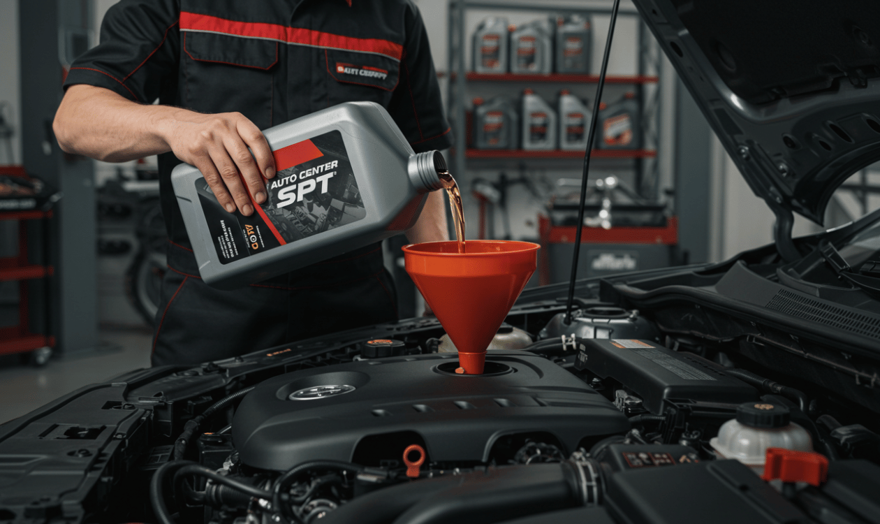 Mecânico realizando revisão completa em um veículo